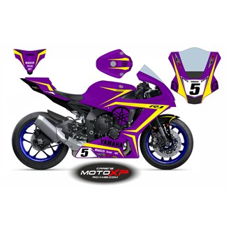 Painted Race Fairings Yamaha R1 2020 - 2022 - MXPCRV16189