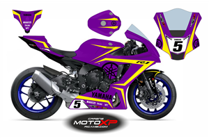 Carene Racing Verniciate Yamaha R1 2020 - 2022 - MXPCRV16189