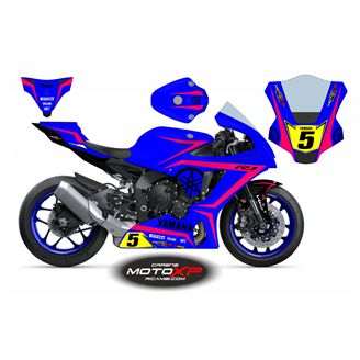 Painted Race Fairings Yamaha R1 2020 - 2022 - MXPCRV16312