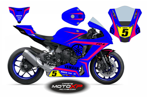 Carenage Racing Peint Yamaha R1 2020 - 2022 - MXPCRV16312