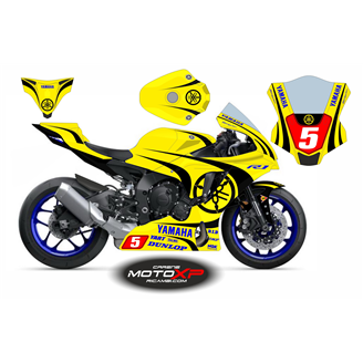 Painted Race Fairings Yamaha R1 2020 - 2022 - MXPCRV16312