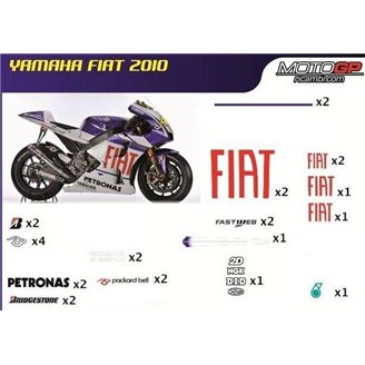 Kit Autocollants compatible avec Yamaha R1 2020 - 2022 - MXPKAD12595