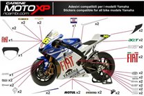 Kit Autocollants compatible avec Yamaha R1 2015 - 2019 - MXPKAD11314