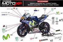 Kit de pegatinas compatible con Yamaha R1 2007 - 2008 - MXPKAD11193