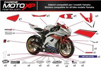 Kit adesivi compatibile con Yamaha R6 2017 - 2022 - MXPKAD11407
