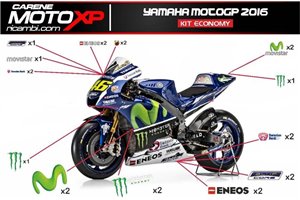 Sticker set compatible with Yamaha R6 2003 - 2005 - MXPKAD10781