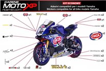 Kit adesivi compatibile con Yamaha R6 2006 - 2007 - MXPKAD10820