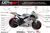 Kit adesivi compatibile con Yamaha R6 2006 - 2007 - MXPKAD10813