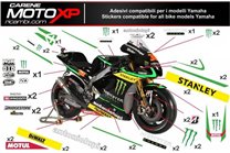 Kit adesivi compatibile con Yamaha R6 2006 - 2007 - MXPKAD10834