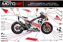 Aufkleber Satz kompatibel mit Yamaha R3 2015 - 2018 - MXPKAD2031