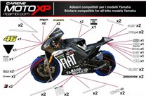 Kit de pegatinas compatible con Yamaha R3 2015 - 2018 - MXPKAD5373