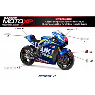 Kit Autocollants compatible avec Suzuki Gsxr 1000 2007 - 2008 - MXPKAD10381