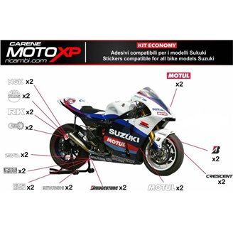 Kit adesivi compatibile con Suzuki Gsxr 1000 2017 - 2022 - MXPKAD10459