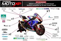 Kit adesivi compatibile con Suzuki Gsxr 600/750 2006 - 2007 - MXPKAD10123