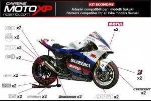 Aufkleber Satz kompatibel mit Suzuki Gsxr 600/750 2004 - 2005 - MXPKAD10081