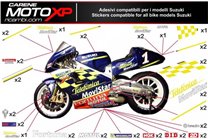 Aufkleber Satz kompatibel mit Suzuki Gsxr 600/750 2001 - 2003 - MXPKAD2116
