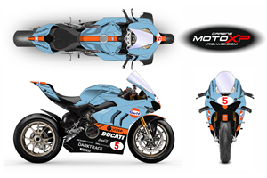Lackierte Rennverkleidung Ducati Panigale V4 R 2019 - 2021 - MXPCRV16317