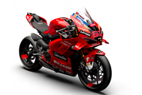 Carenage abs pour la roue avec peinture compatible avec Ducati Panigale V4R pour Akrapovic Échappement - MXPCAV12761