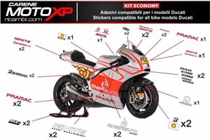 Kit adesivi compatibile con Ducati Panigale V4 V4S V4R 2019 - 2022 - MXPKAD12527