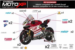 Kit Autocollants compatible avec Ducati Panigale V4 V4S V4R 2019 - 2022 - MXPKAD12495