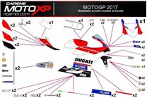 Kit de pegatinas compatible con Ducati 959 1299 Panigale - MXPKAD13183