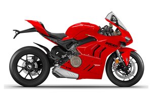 Lackierte Rennverkleidung Carbon TEX Ducati Panigale V4 V4S 2022-2023 - MXPCRV16439