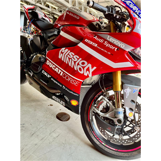 Lackierte Straße Verkleidung auf ABS kompatibel mit Ducati 899 1199 Panigale - MXPCAV14695