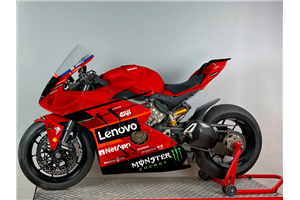 Lackierte Rennverkleidung Carbon TEX Ducati Panigale V4 V4S 2022-2023 - MXPCRV16556