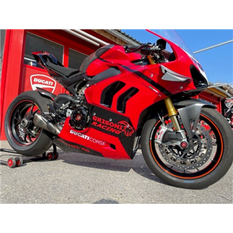 Painted Race Fairings Carbon TEX Ducati Panigale V4 V4S 2022-2023 - MXPCRV16567