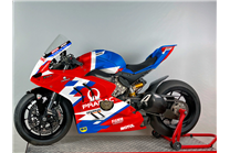 Lackierte Rennverkleidung Carbon TEX Ducati Panigale V4 V4S 2022-2023 - MXPCRV14493