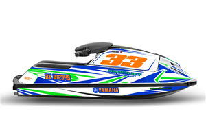 Kit adesivi compatibile con per Yamaha SuperJet 2008 - 2020 - MXPKAD14817