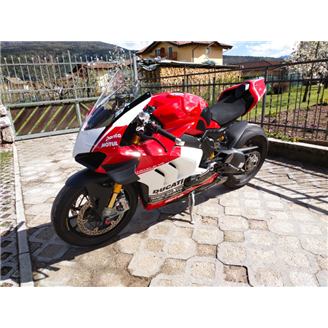 Painted street fairings in abs compatible with Ducati Panigale V4R for Akrapovic exhaust - MXPCAV16592