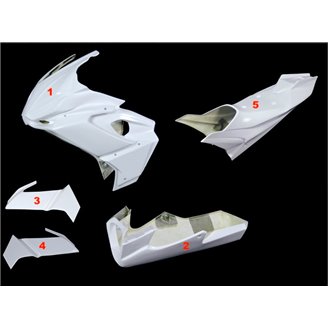 racing fairings Aprilia RS 660 2020 - 2021 in 5 pieces without front fender - MXPCRD12966