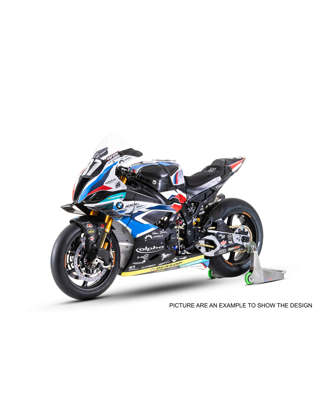 Painted Race Fairings Bmw M 1000 RR 2021 - 2022 fasteners free - MXPCRV16610