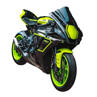 Lackierte Rennverkleidung Yamaha R1 2015 - 2019 + Schrauben, Schnellverschlüsse - MXPCRV16058