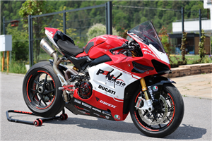 Lackierte Rennverkleidung Carbon TEX Ducati Panigale V4 V4S V4R 2022-2023 - MXPCRV16645