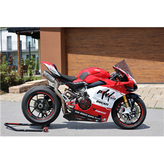 Lackierte Rennverkleidung Carbon TEX Ducati Panigale V4 V4S V4R 2022-2023 - MXPCRV16645