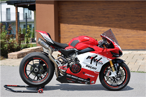 Lackierte Rennverkleidung Carbon TEX Ducati Panigale V4 V4S V4R 2022-2023 - MXPCRV16645
