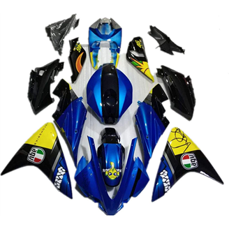 Carenados en abs pintados para la calle compatible para Yamaha YZF R125 2008 -2013 - MXPCAV16653