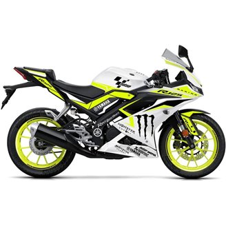 Painted street fairings in abs compatible with Yamaha YZF R125 2019 - 2020 - MXPCAV16661