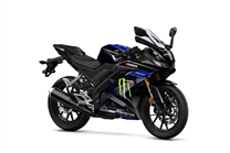 Lackierte Straße Verkleidung auf ABS kompatibel mit Yamaha YZF R125 2019 - 2020 - MXPCAV16662