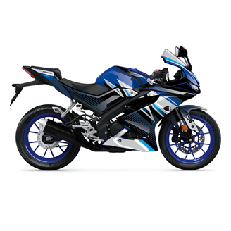 Carenados en abs pintados para la calle compatible para Yamaha YZF R125 2019 - 2020 - MXPCAV16663