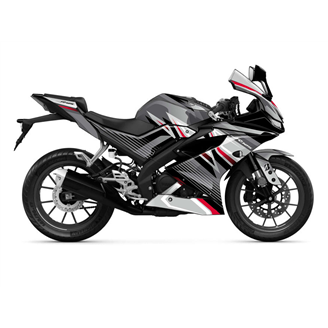 Painted street fairings in abs compatible with Yamaha YZF R125 2019 - 2020 - MXPCAV16664