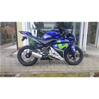 Lackierte Straße Verkleidung auf ABS kompatibel mit Yamaha YZF R125 2008 -2013 - MXPCAV16667