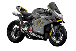 Lackierte Rennverkleidung Carbon TEX Ducati Panigale V4 V4S V4R 2022-2023 - MXPCRV16673