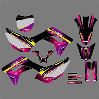 Sticker set compatible with per HONDA CRF 110F 2019 - 2021 - MXPKAD16768