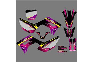 Kit Autocollants compatible avec per HONDA CRF 110F 2019 - 2021 - MXPKAD16768