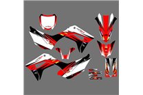 Kit Autocollants compatible avec per HONDA CRF 110F 2019 - 2021 - MXPKAD16764