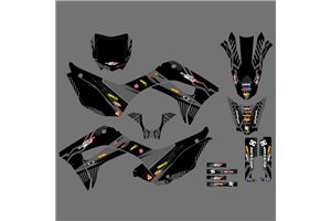 Kit Autocollants compatible avec per HONDA CRF 110F 2019 - 2021 - MXPKAD16760