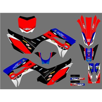 Kit Autocollants compatible avec per HONDA CRF 110F 2019 - 2021 - MXPKAD16758